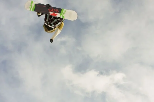 snowboarder aerial trick